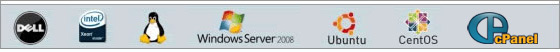 Dell, Intel, Linux, Windows Server 2008, Ubunto and CentOS
